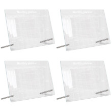 4Ensembles Tableau À Sec Transparent Multifonction