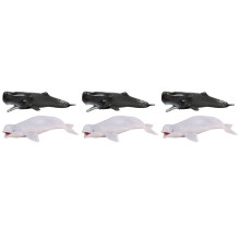 6Pièces Jouets Educatifs Animaux Décor Coloré Enfants
