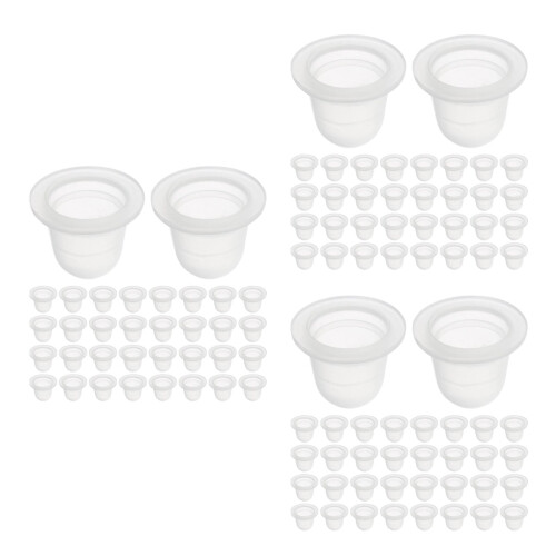 600Pièces Pots À Pigment Silicone Pour Microblading Et