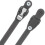 2St Draagbare Zwarte PVC Buckle Straps Roller Skates Accessoires 4