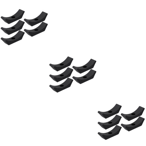 15Pièces Présentoirs Haltères Matériel Durable Noir 2