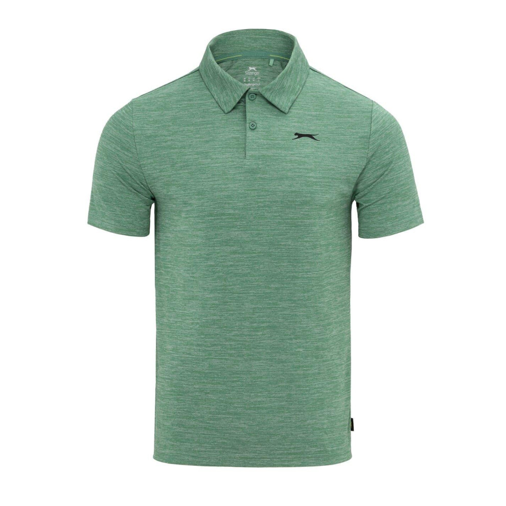 Slazenger (L, Forest Green) Mens Polo Shirt