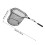 Multifunctioneel Vissennet Wit Siliconen Vouwbaar Aluminium 2