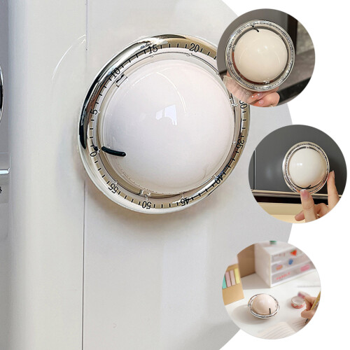 Witte Metalen Keuken Timer Magnetisch Multifunctioneel 2
