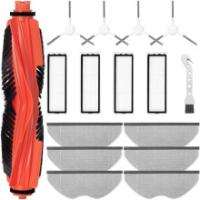 Accessory Kit Compatible with S40C Robot Vacuum Cleaner Replacement Parts. Main Brush, HEPA Filters, Wiper Pads, Side Brushes