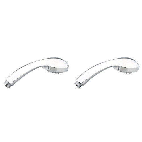 2Pièces Douche Argenté Pivotant LED 1