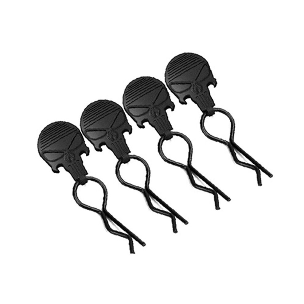 4Pcs Metal R-Type Car Shell Body Fixed Clips Pin With Tab For Axial Scx10 -4 Mjx Go Rc Car Parts 1:8 4712022126595