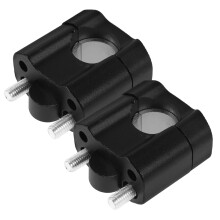 2St Motorfiets Aluminium Stuurklem Verhoger 7/8 Inch Zwart