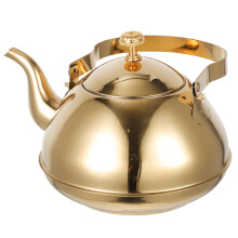 Gouden Rvs Theepot Met Ingebouwde Theefilter