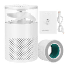 Draagbare USB Luchtreiniger Wit Voor Huis Met Stofverwijdering