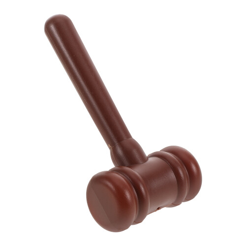 Kid Plastic Gavel Rechter Speelgoed Rollenspel Feest Accessoire