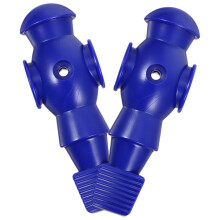 2St Blauwe Voetbaltafel Spelers Resin Foosball Accessoires