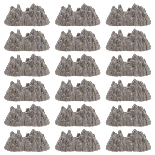 100 Stuks Mini Kunstrotsen: Plastic Rots Model Voor Landschap