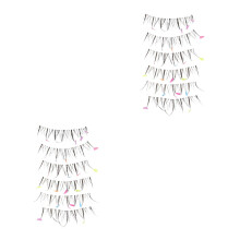Cils Multicolores Nylon Forme Cœur Légers Pour