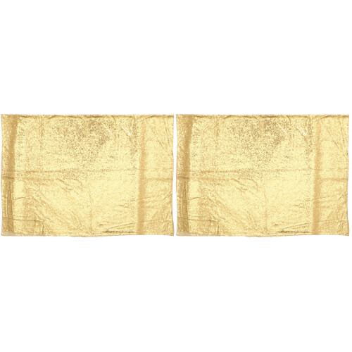 2Pièces Tissu Brillant Décoratif Pour Mariage Et