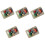 5Pièces Mini Planche Éducative Bois Assortie Décor Maison 1