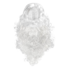 Deluxe Witte Santa met Pruik en Baard Kerst Halloween