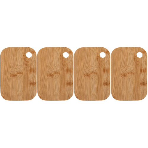 4Pièces À Découper Bambou Beige Résistante Maison