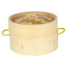 3Pièces Cuiseur Bambou Panier Cuisine