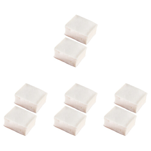 8Pièces Décor Simulation Tofu PVC Pour Boutique Alimentaire