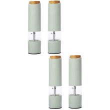 4Pièces Poivre Électriques Vert Design Soigné Batterie