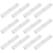 12Pièces Cadeau Stylo Plastique Résistants Boîtes Blanches