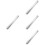 4Pièces Support Notes Aluminium Argenté Pour Cuisine Restaurant 1
