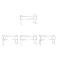 4Pièces Rangement -Têtes Transparent Pour Coiffeuse Et Magasin