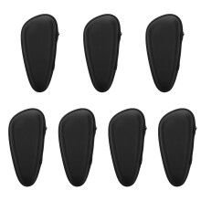 7Pièces Rasoir Résistante Chocs Zippée Noire Étui Rigide Voyage