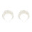 2Pièces Couronne Perruque Perles Artificielles Accessoire 1