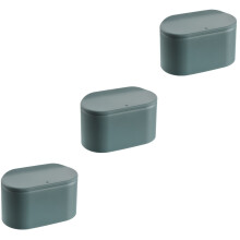 3Pièces Corbeille Couvercle À Pour Bureau