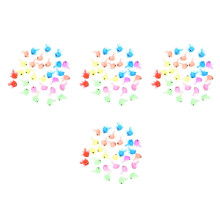80Pièces Figurines Ornement Bain Enfants Couleurs Variées