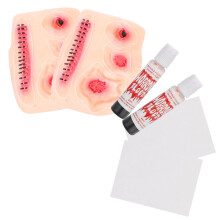 20Pièces Stickers Faux Blessures Latex Usage Décor Costume