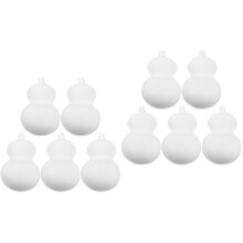 10Pièces Gourdes Papier Blanches Pour Activités Manuelles Enfants