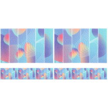 48Pièces Stickers Apaisants Peva PVC Texturés Multi Usage