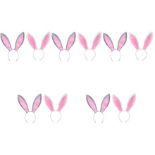 10Pièces -Tête Lapin Doux Coloré Pour Et