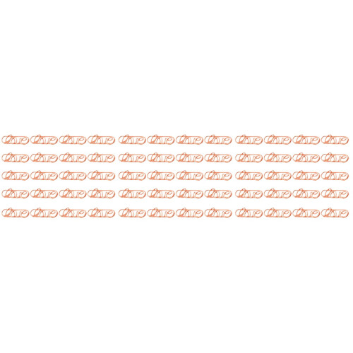 60Pièces Clips Marque-Pages Métal Rose Gold Pour Usage