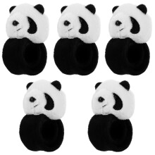 5Pièces Bracelets Slap Animaux Colorés Peluche Pour Cadeaux Fêtes