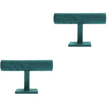 2Pièces Râtelier Bracelet Vert Support Bijoux Résistant Élégant