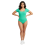 Damen-Body Formend Kurzarm Basic Training Mintgrün S — formende body damen, grüne trainingsbody, basic body damen 1