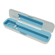 1pcs Portable UV Toothbrush Sanitiser Case with Dual USB, Travel-Friendly, Hygienic Toothbrush Storage