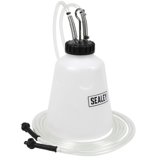 Sealey Sealey VS0218 Hi-Flow Twin Pipe Brake Bleed Bottle 2L