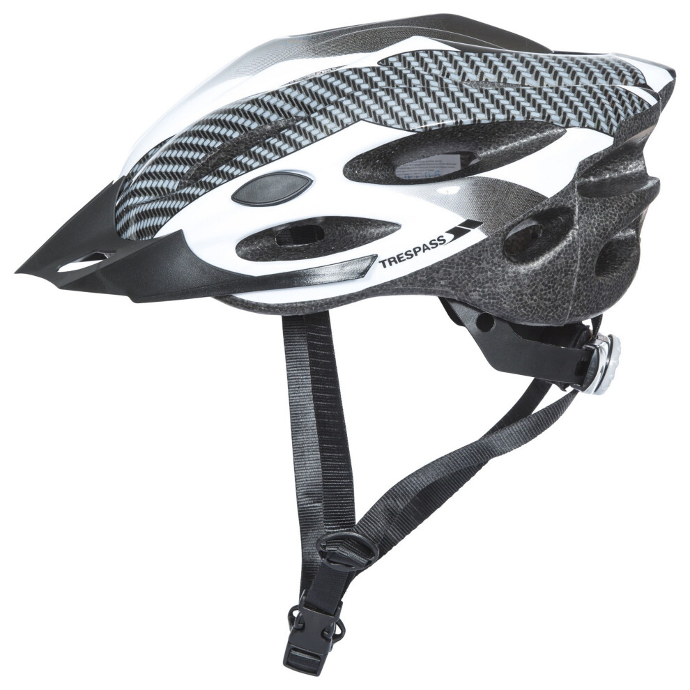 Trespass (S/M, White) Adults Unisex Crankster Cycling Helmet