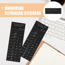 10Stk Tastaturfolie Schwarz Mehrsprachige Ersatz & Schutz