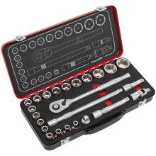 Sealey AK7924 Premier Platinum Socket Set 1/2"Sq Drive 24pc