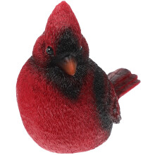 Kleine Rood Resin Ornament Voor Sfeervolle Thuisdecoratie