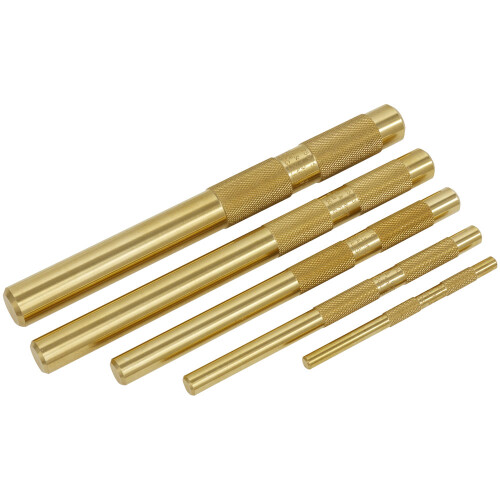 Sealey Sealey AKB05 Brass Punch Set 5pc