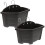 4Ensembles Pot Suspendu Café Métal Pour Fleurs, Support Mural Pratique 1