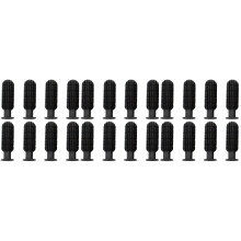 24Pièces Poignées Rechange Football Table Grip Noir Résistant