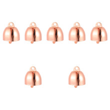 7Pièces Cloches Suspendues En Fer Rose Pour Animaux